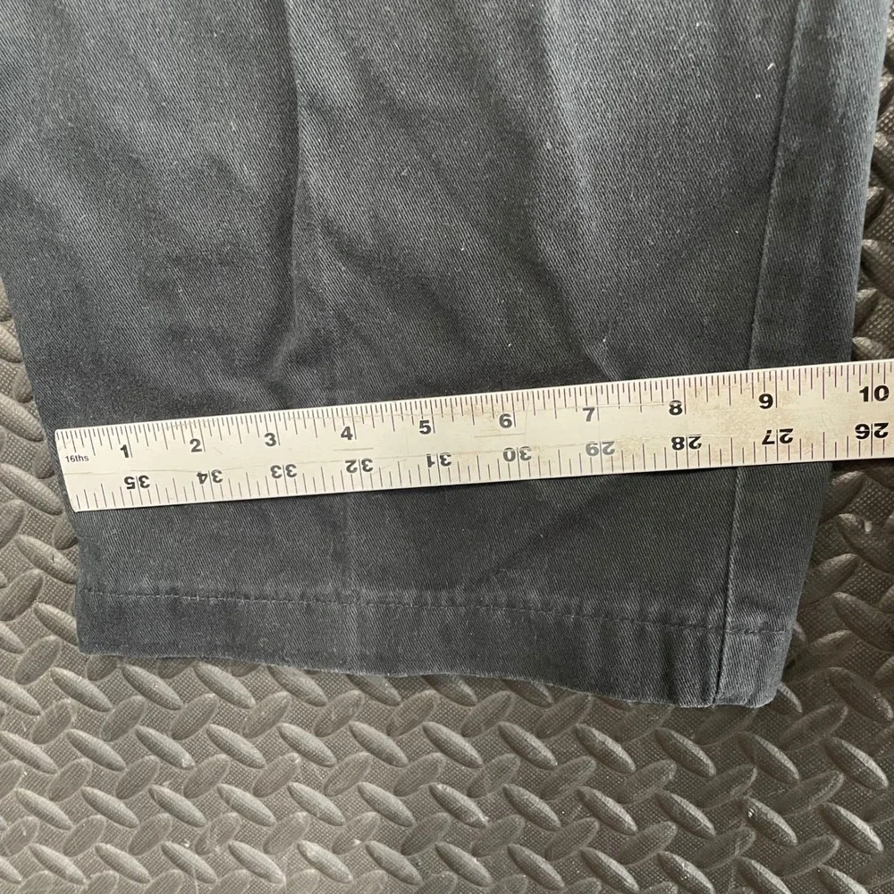 Eddie Bauer Black Chino Relaxed Fit Casual‎ Wear Pants Men's Size 40 Tall
